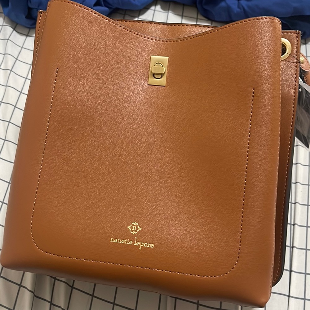 Nanette Lenore Grayson Double Section Hobo w/Lock